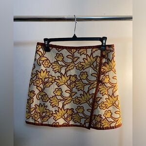 TOPSHOP Jacquard Skirt | Floral | Size 6